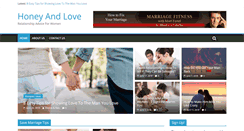 Desktop Screenshot of honeyandlove.com