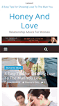 Mobile Screenshot of honeyandlove.com